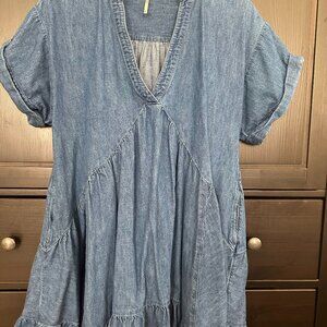 Free People Denim mini Dress